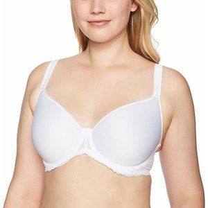 Paramour Ariel Spacer Seamless T Shirt Bra 32DD White